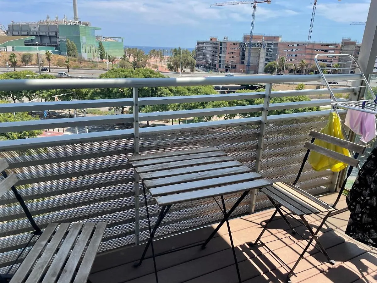 Forum De Barcelona Sea View Apartment With Garage Parking 산트 아드리아 데 베소스
